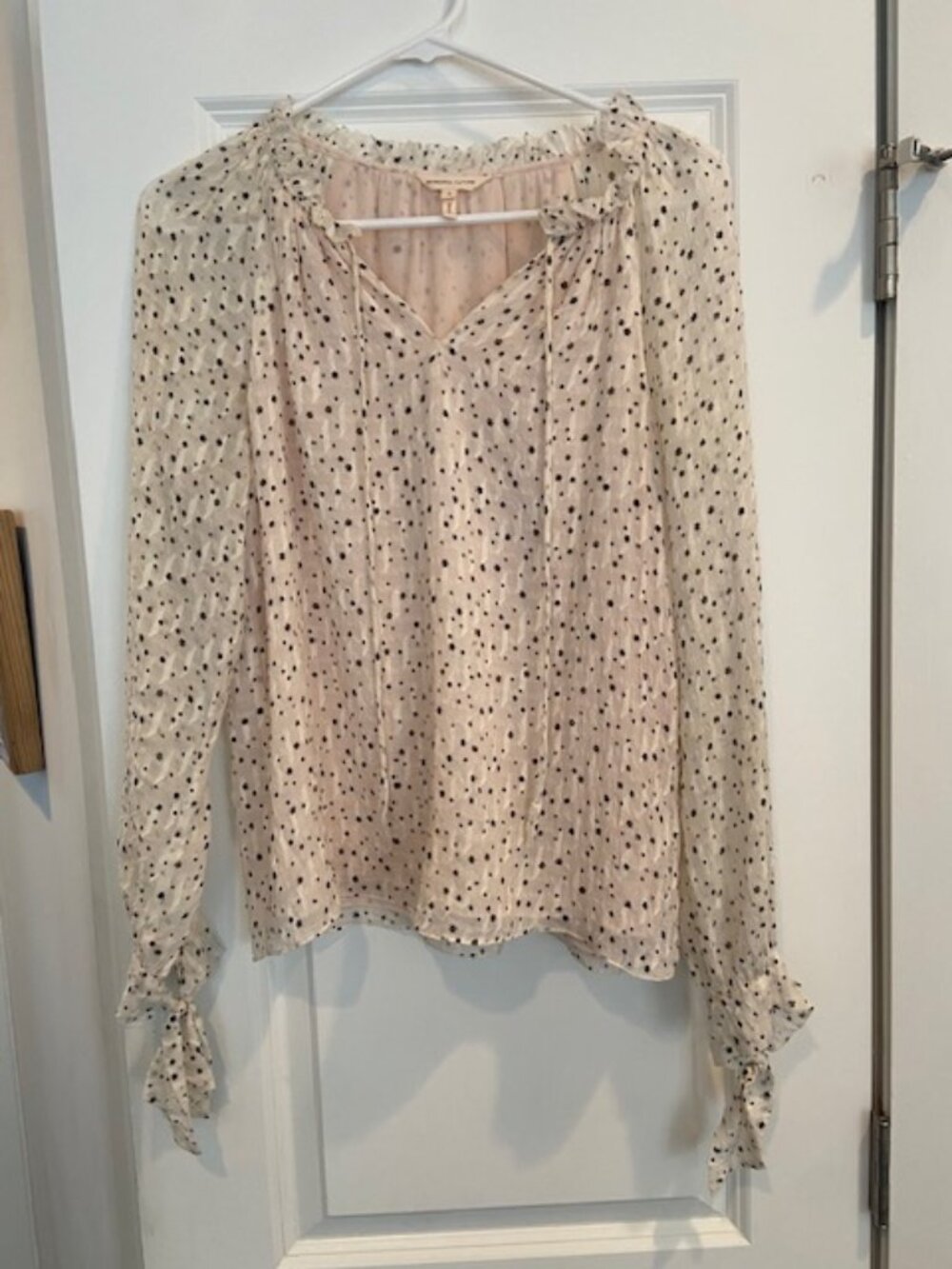 Rebecca Taylor Women's Size 4 Blush Star Blouse